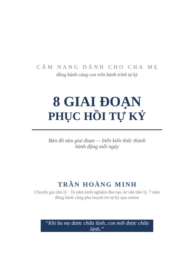 8 Giai Đoạn Phục Hồi Tự Kỷ