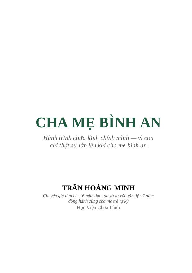 Cha Mẹ Bình An